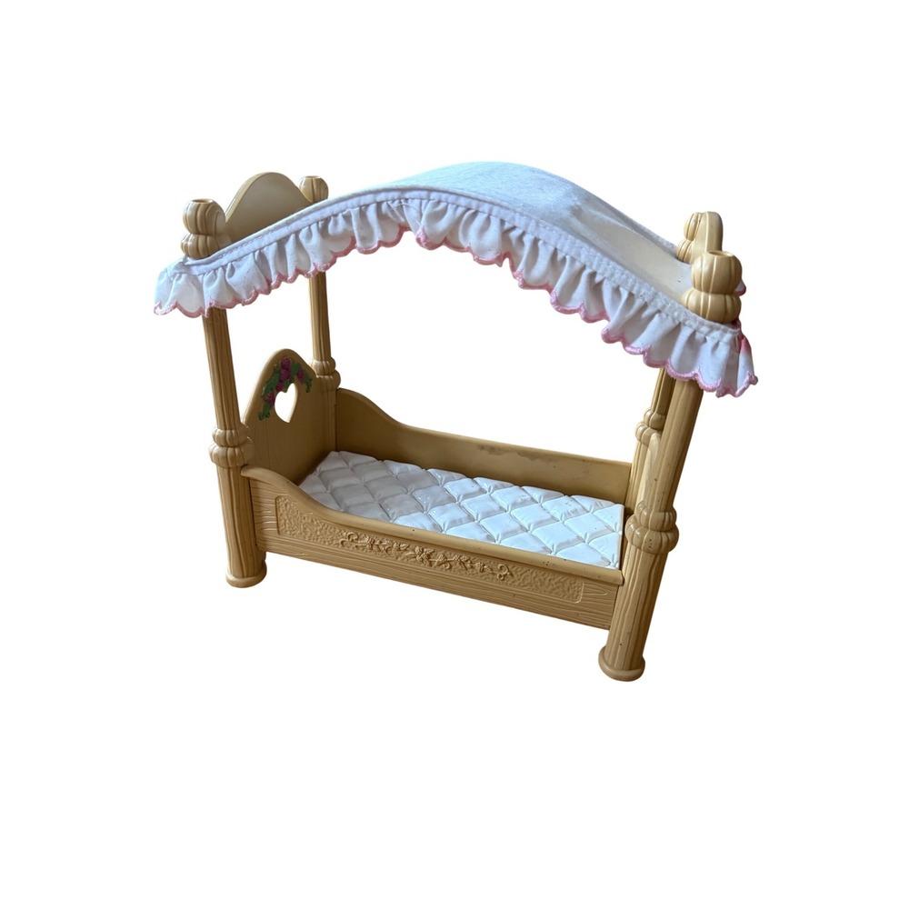 Vintage Fisher-Price Briarberry‎ Bears canopy bed